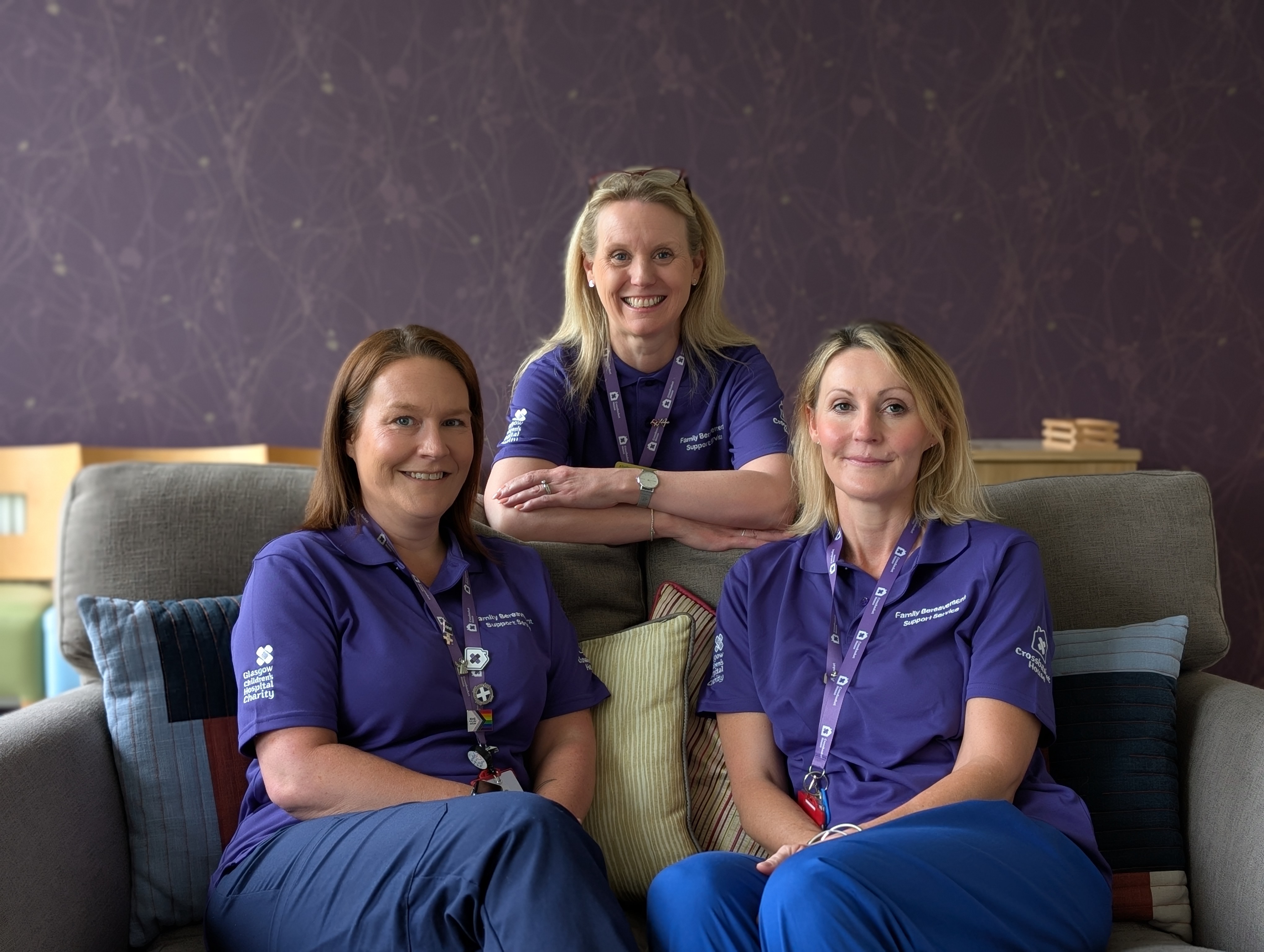 Photograph of the bereavement practitioner team